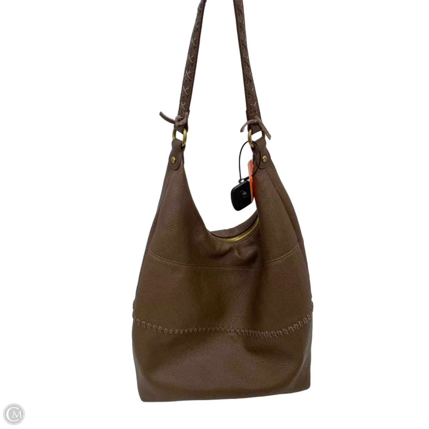 Handbag Leather By Hobo Intl, Size: Large