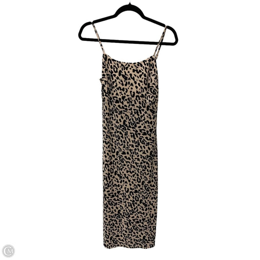 Dress Casual Short By Sugar Lips In Animal Print, Size: S