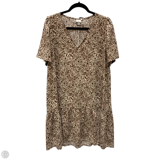 Dress Casual Short By A New Day In Animal Print, Size: L