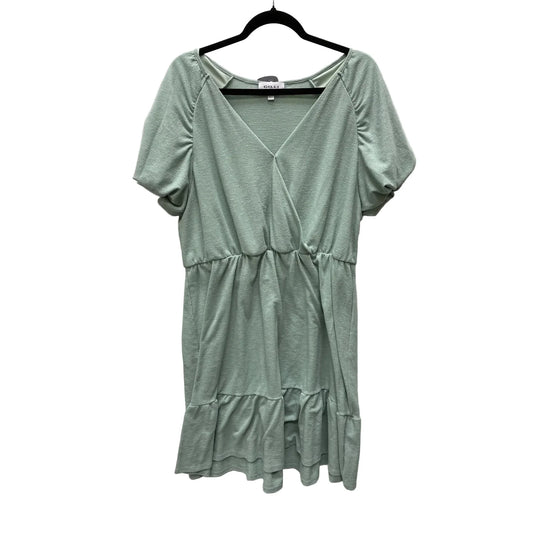 Dress Casual Short By Gilli In Green, Size: 2x