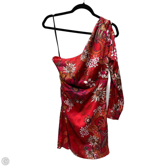 Dress Casual Short By Bebe In Floral Print, Size: M