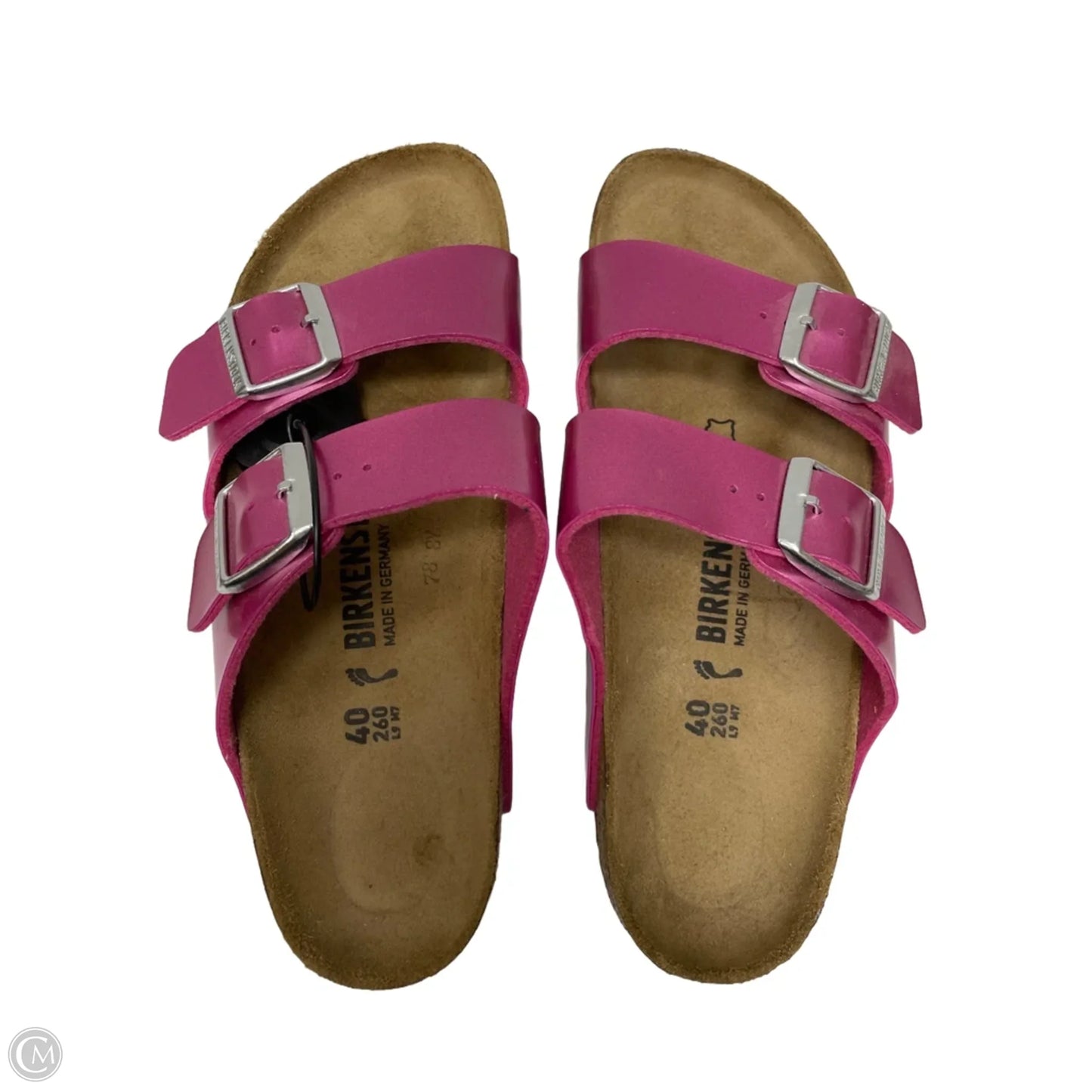 Sandals Flats By Birkenstock In Pink, Size: 9.5