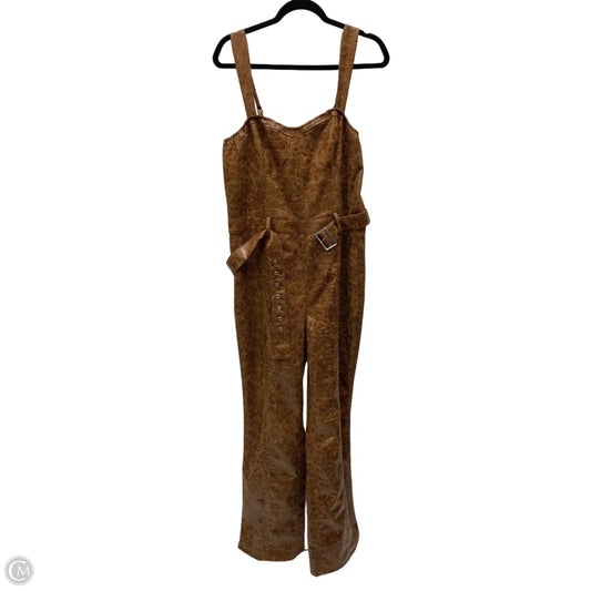 Jumpsuit By Fashion Nova In Bronze, Size: 2x