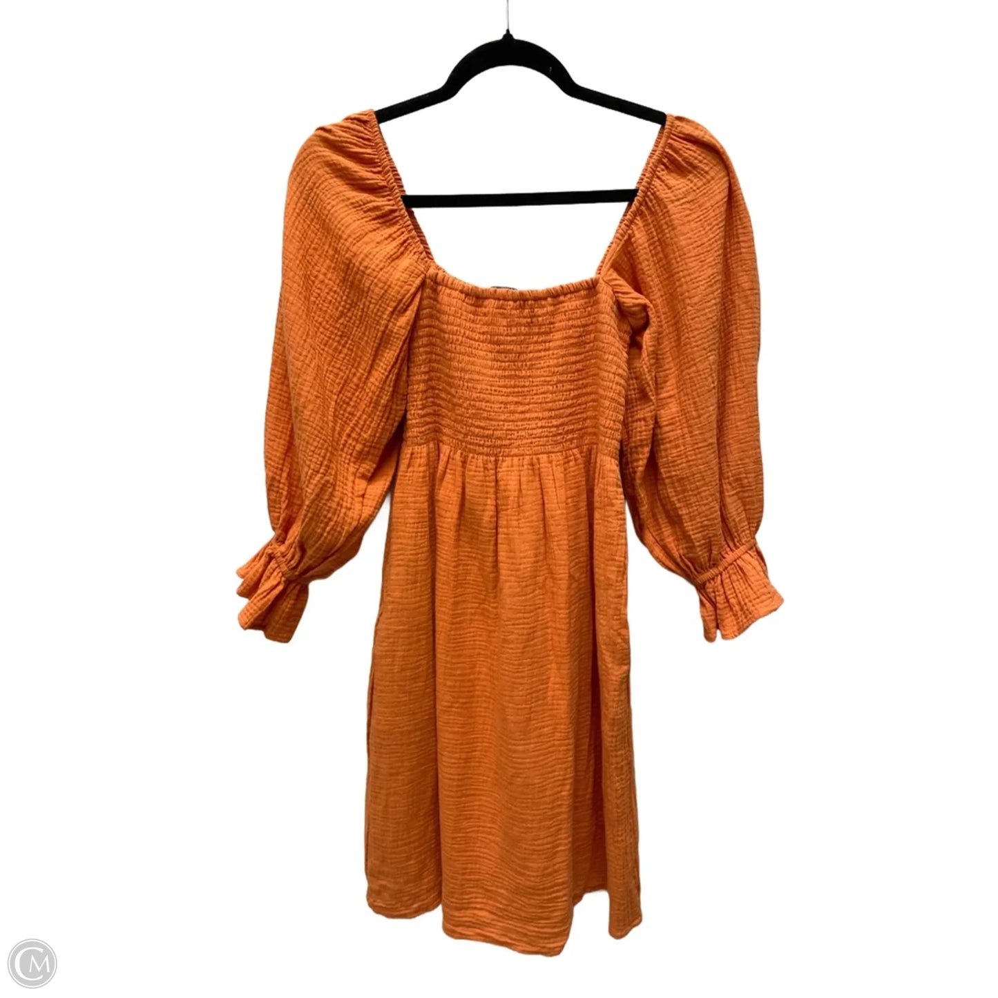 Dress Casual Short By Clothes Mentor In Orange, Size: S