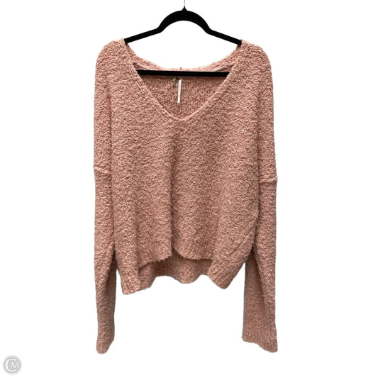 Sweater By Free People In Pink, Size: L