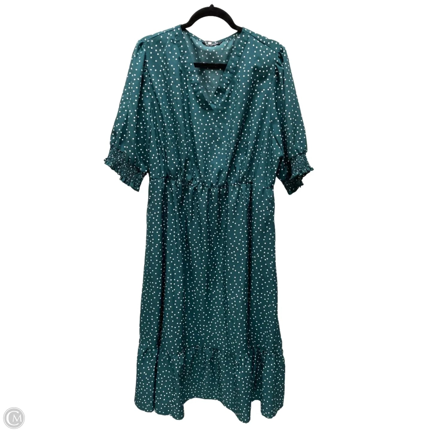 Dress Casual Short By Bloomchic In Polkadot Pattern, Size: 1x