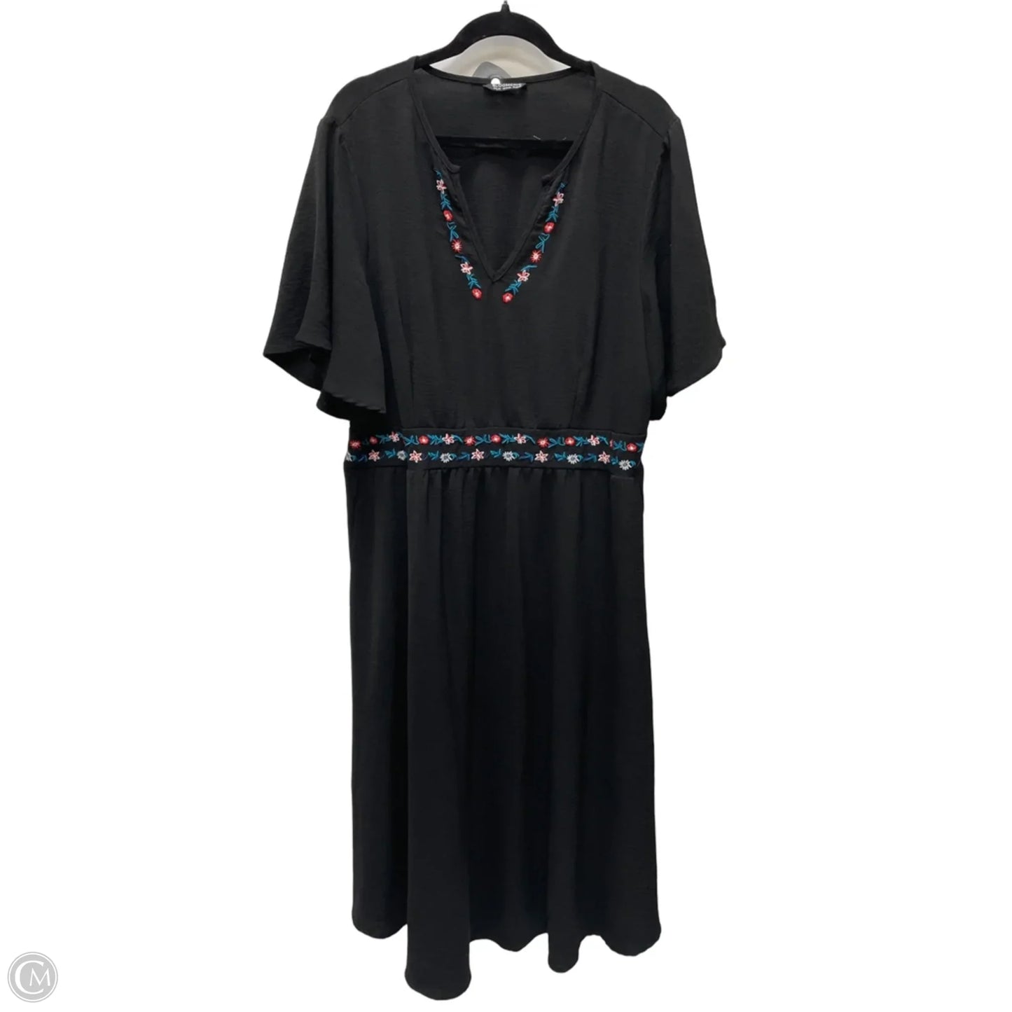 Dress Casual Short By Bloomchic In Black, Size: 1x