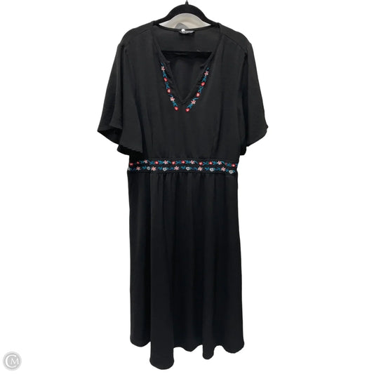 Dress Casual Short By Bloomchic In Black, Size: 1x