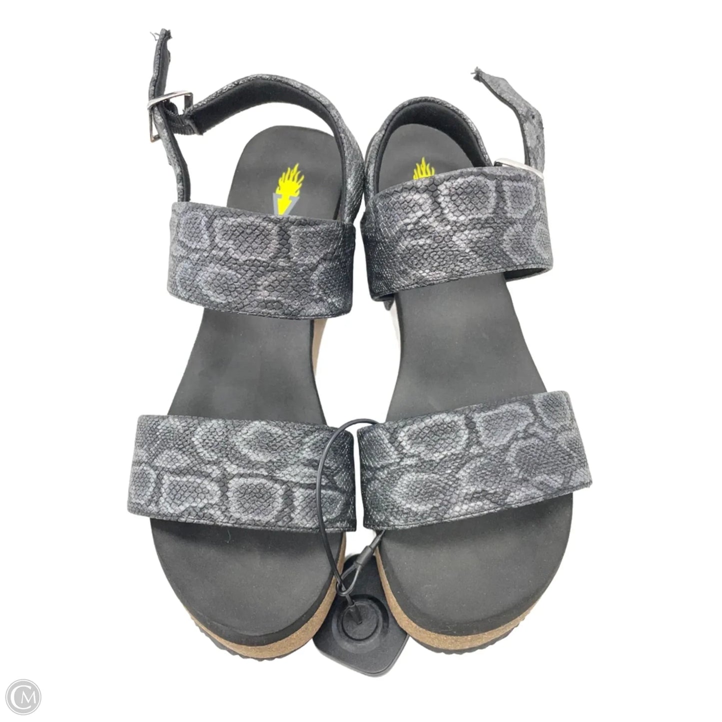 Sandals Heels Wedge By Volatile In Animal Print, Size: 8