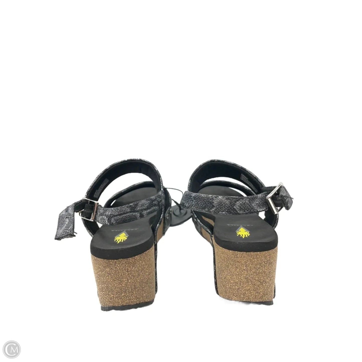 Sandals Heels Wedge By Volatile In Animal Print, Size: 8