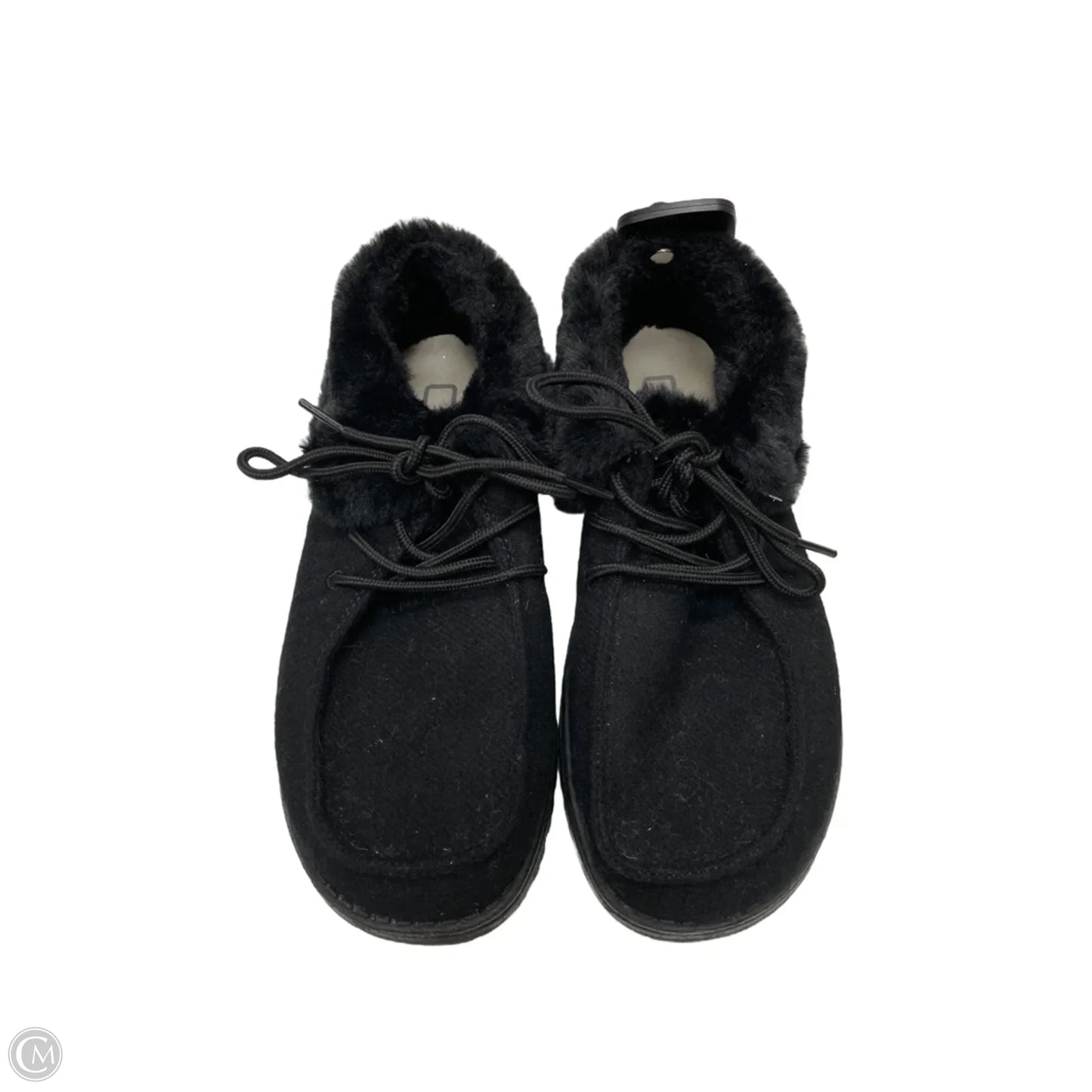 Shoes Flats By Hey Dude In Black, Size: 7