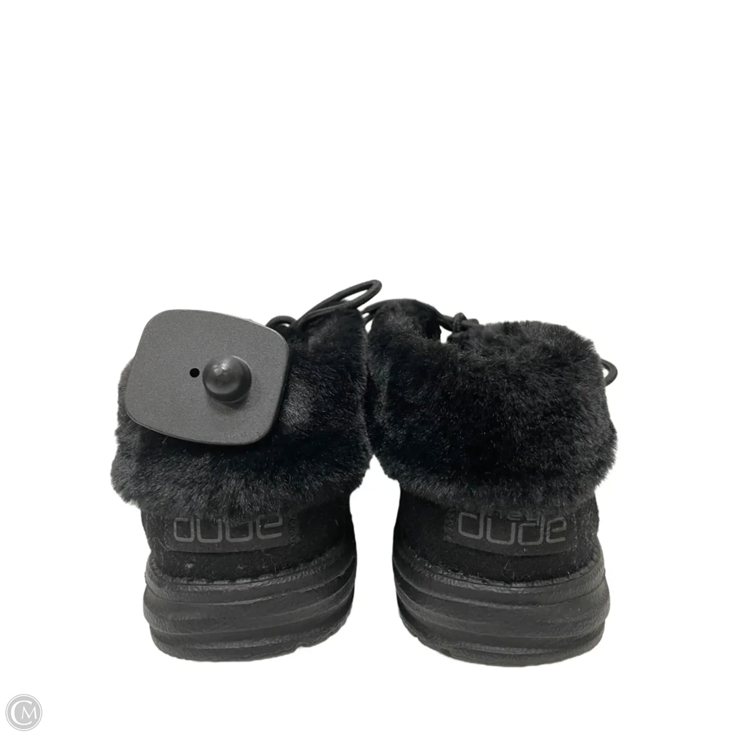 Shoes Flats By Hey Dude In Black, Size: 7