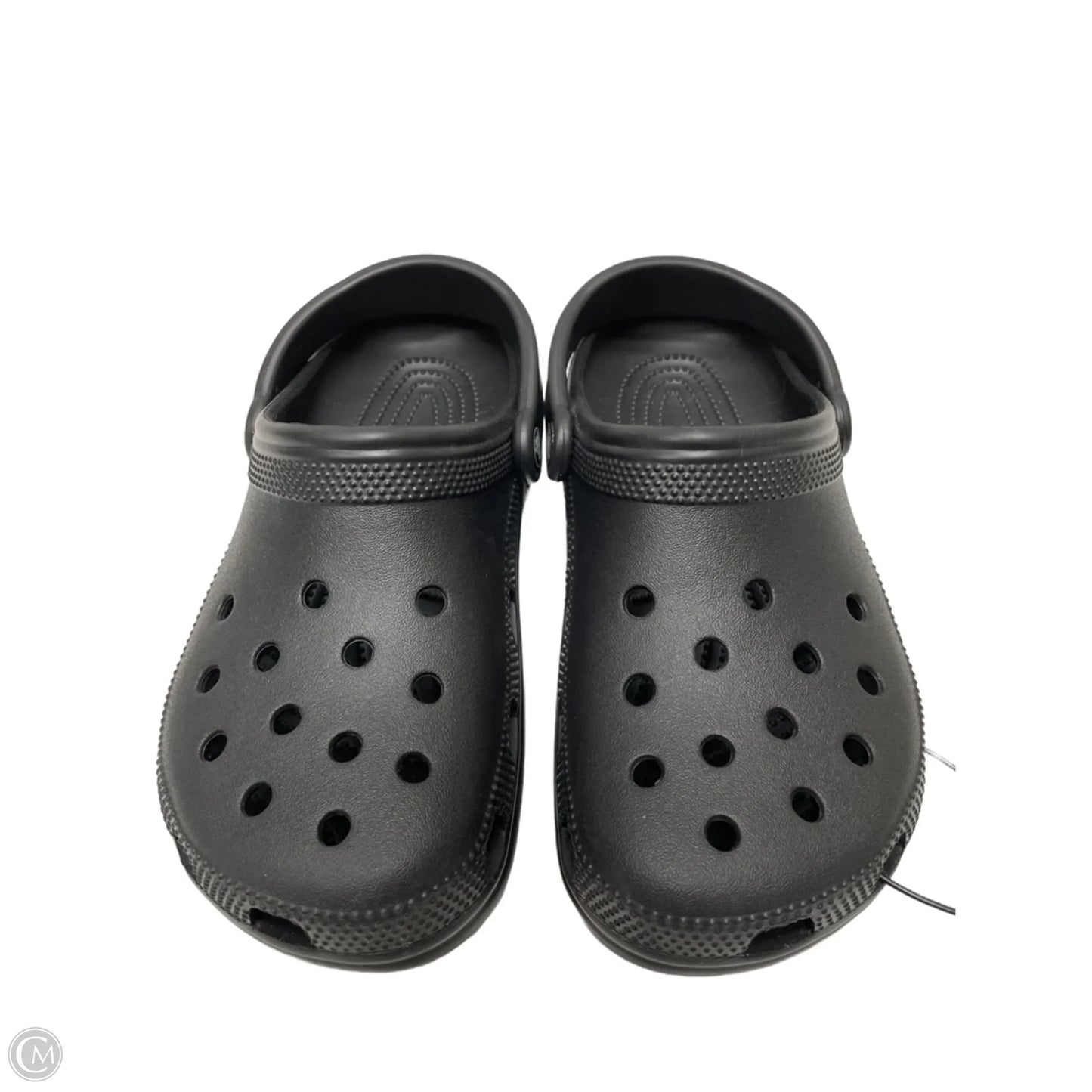 Shoes Flats By Crocs In Black, Size: 7