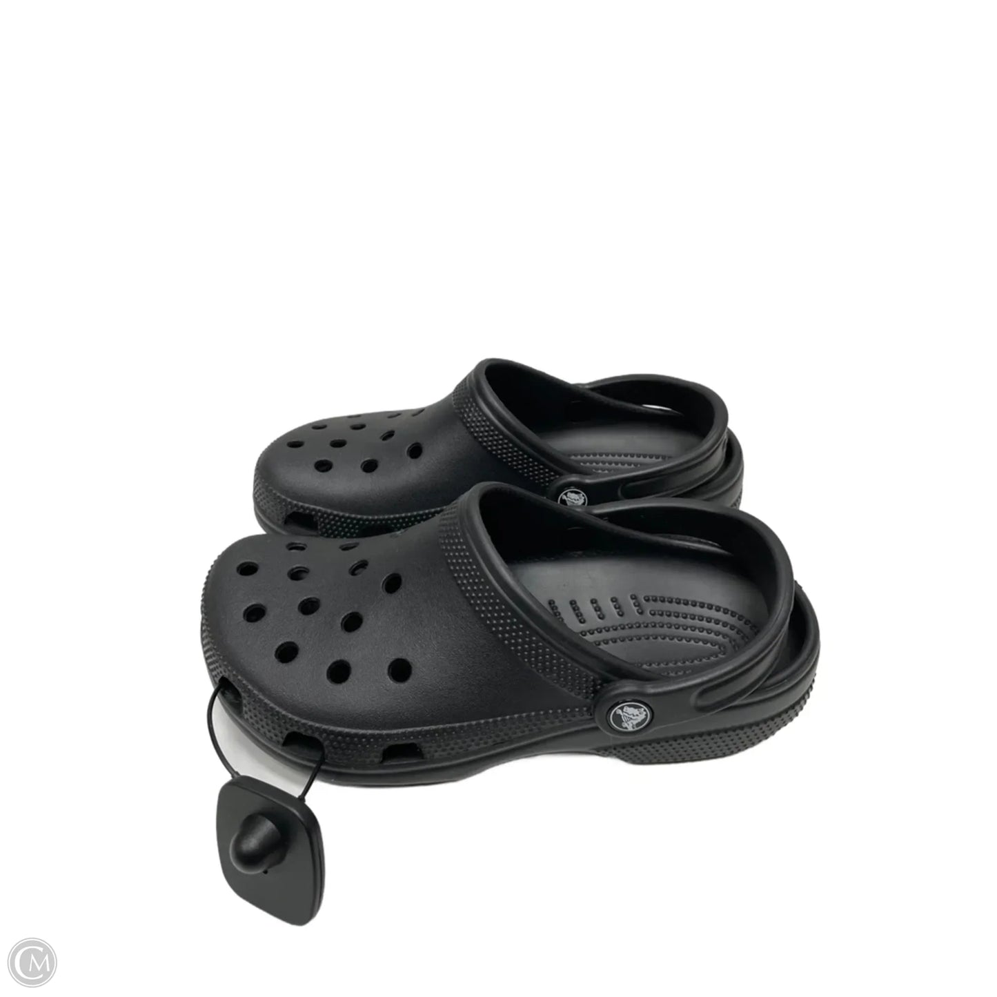 Shoes Flats By Crocs In Black, Size: 7