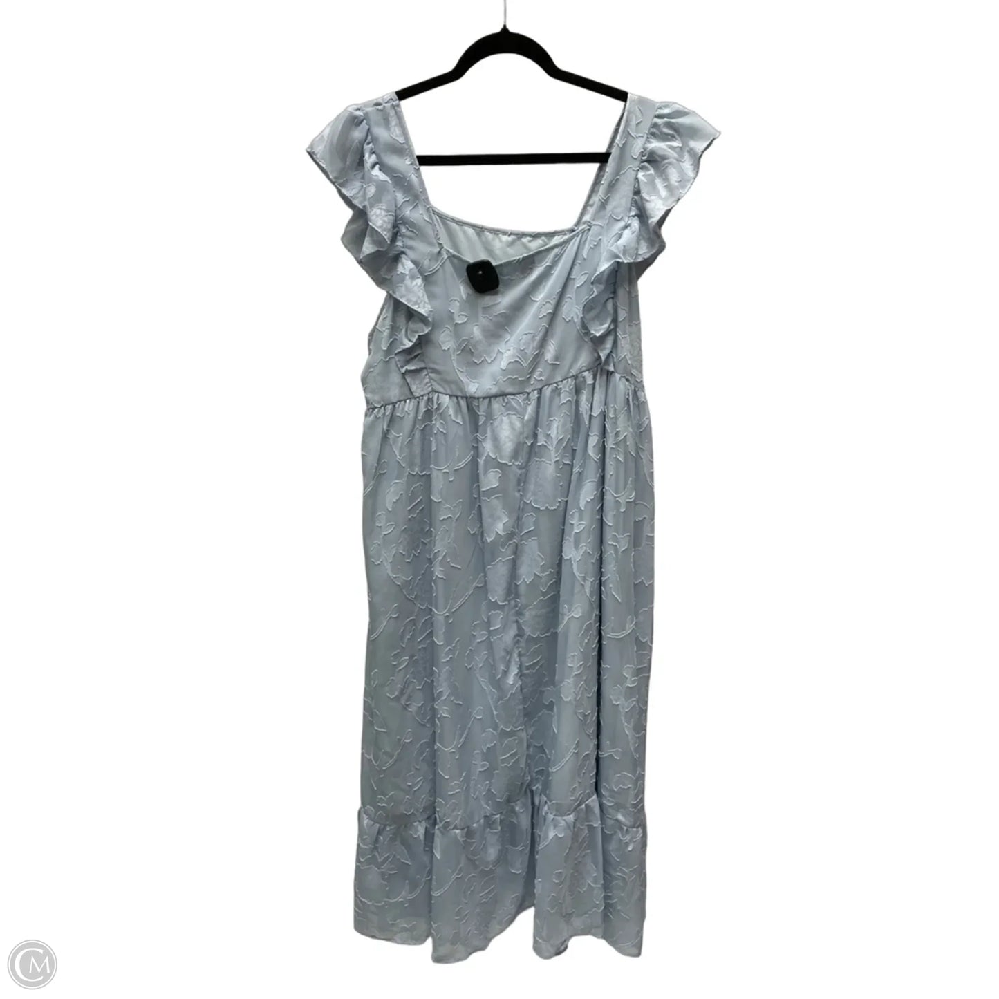 Dress Casual Midi By Shein In Blue, Size: 2x