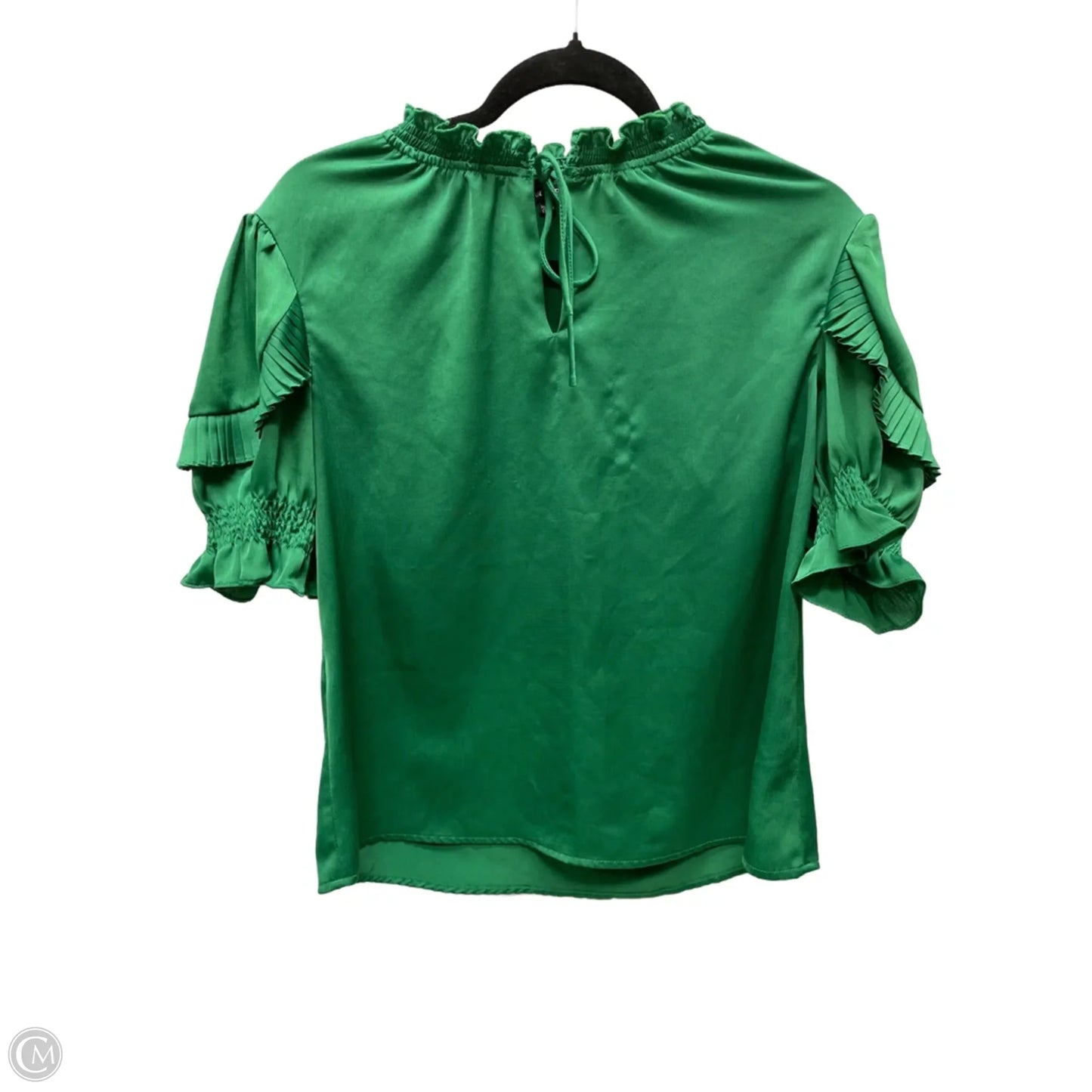 Blouse Short Sleeve By Strut & Bolt In Green, Size: S