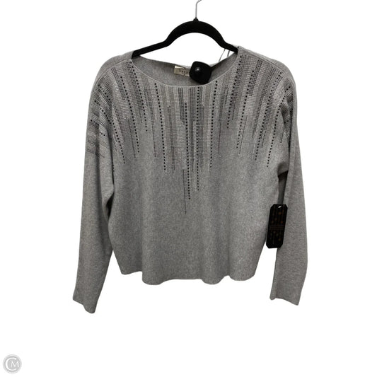 Top Long Sleeve By Ember In Grey, Size: M