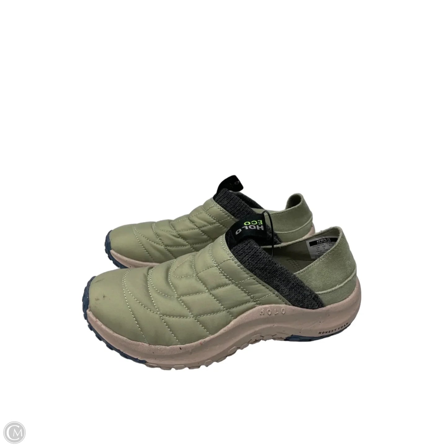 Shoes Flats By Cmb In Green, Size: 7
