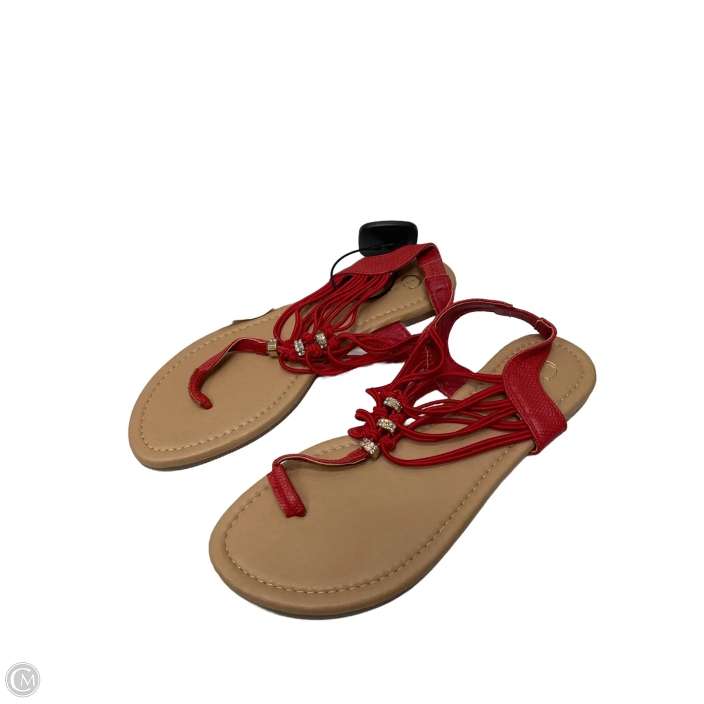 Sandals Flats By Cato In Red, Size: 8