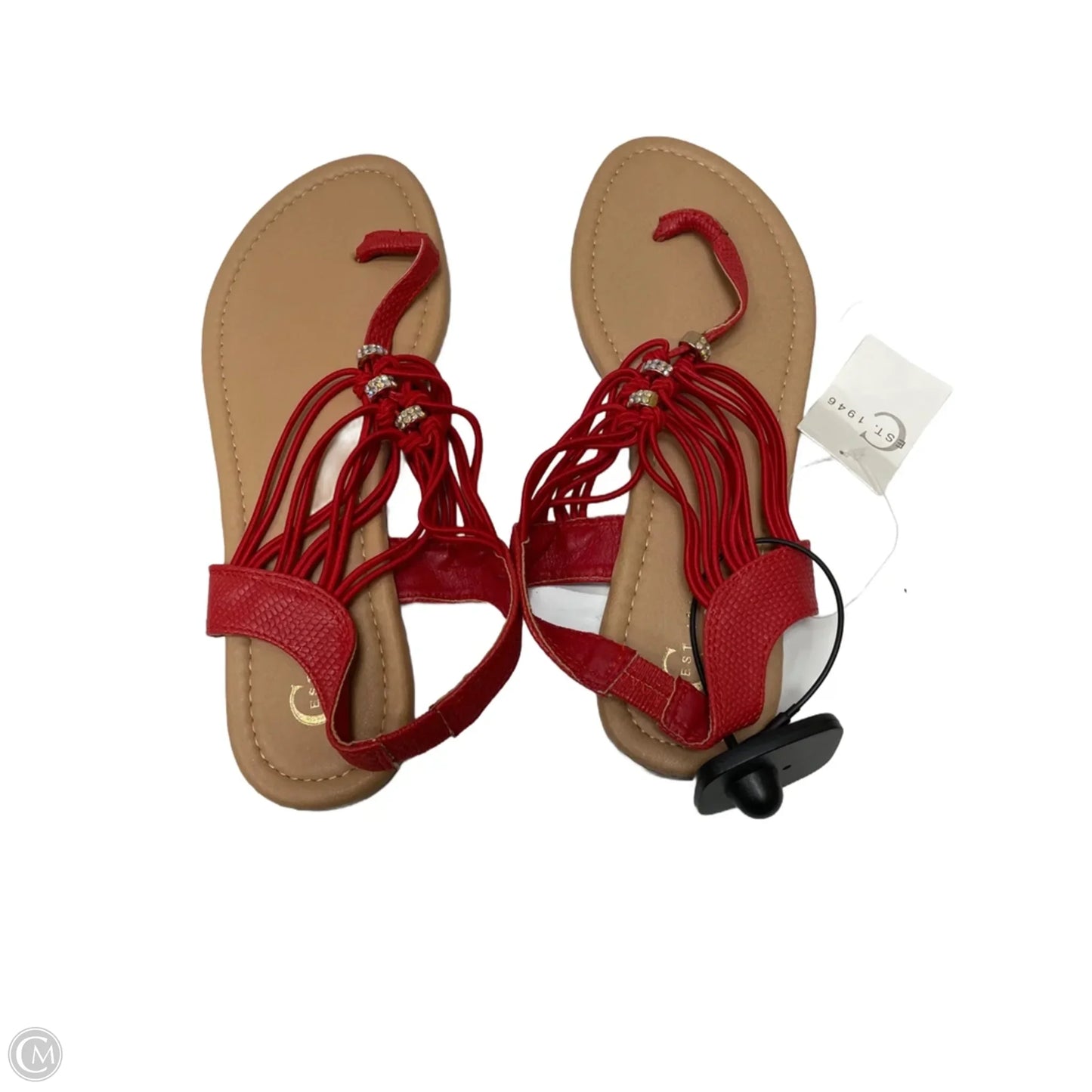 Sandals Flats By Cato In Red, Size: 8