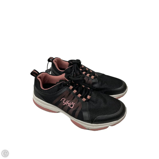 Shoes Athletic By Ryka In Black & Pink, Size: 6.5