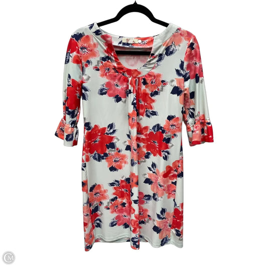 Dress Casual Short By Aryeh In Floral Print, Size: S