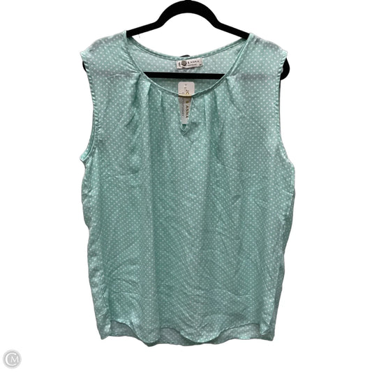 Blouse Sleeveless By Jon And Anna In Polkadot Pattern, Size: 2x
