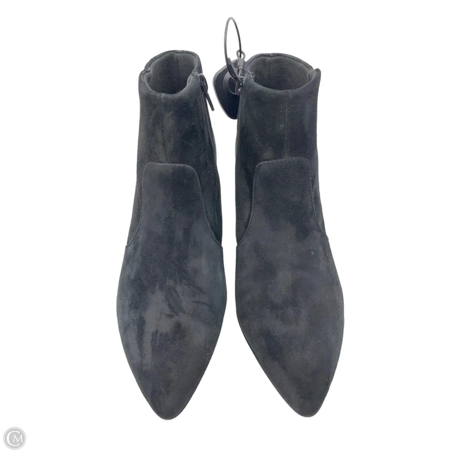 Boots Ankle Heels By Clarks In Black, Size: 7.5