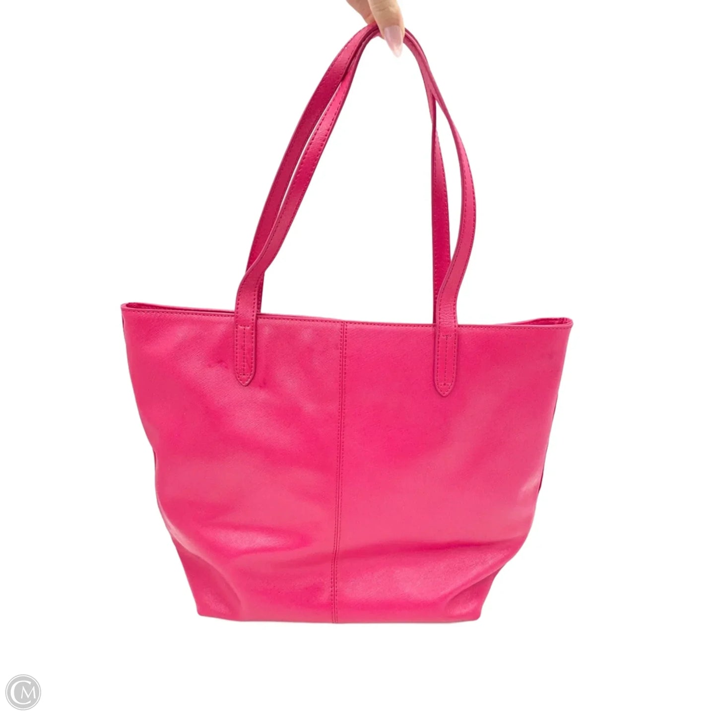 Tote Leather By Victorias Secret, Size: Large