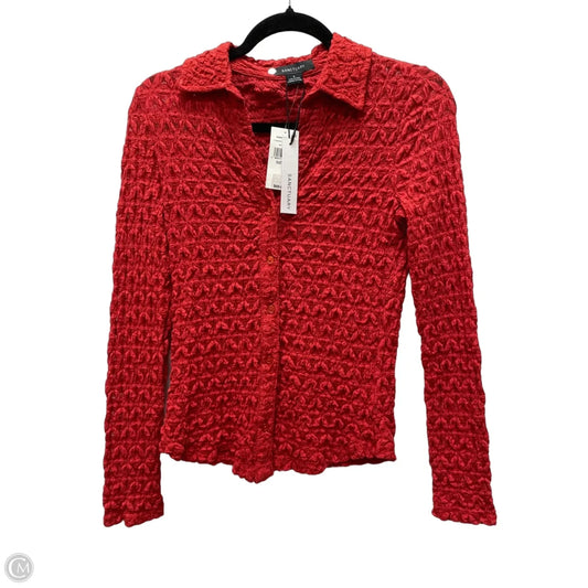 Blouse Long Sleeve By Sanctuary In Red, Size: S