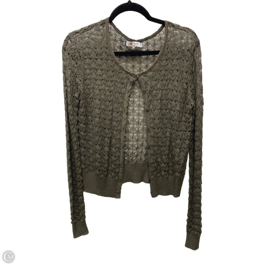 Sweater Cardigan By Jennifer Lopez In Green, Size: S