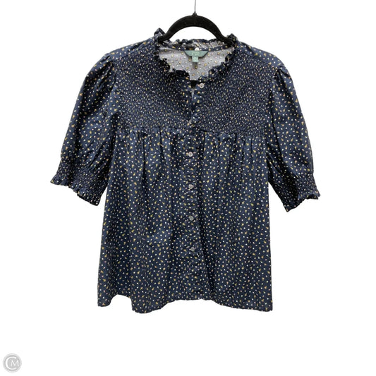 Top Short Sleeve By Terra & Sky In Floral Print, Size: 1x