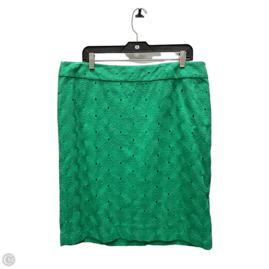 Skirt Mini & Short By Talbots In Green, Size: 16
