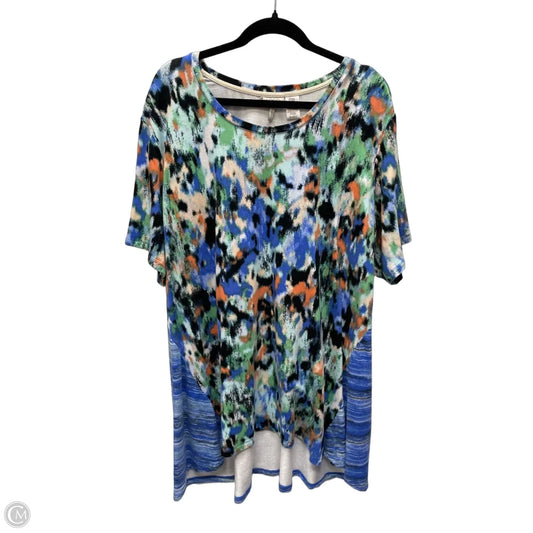 Tunic Short Sleeve By Logo In Multi-colored, Size: 3x