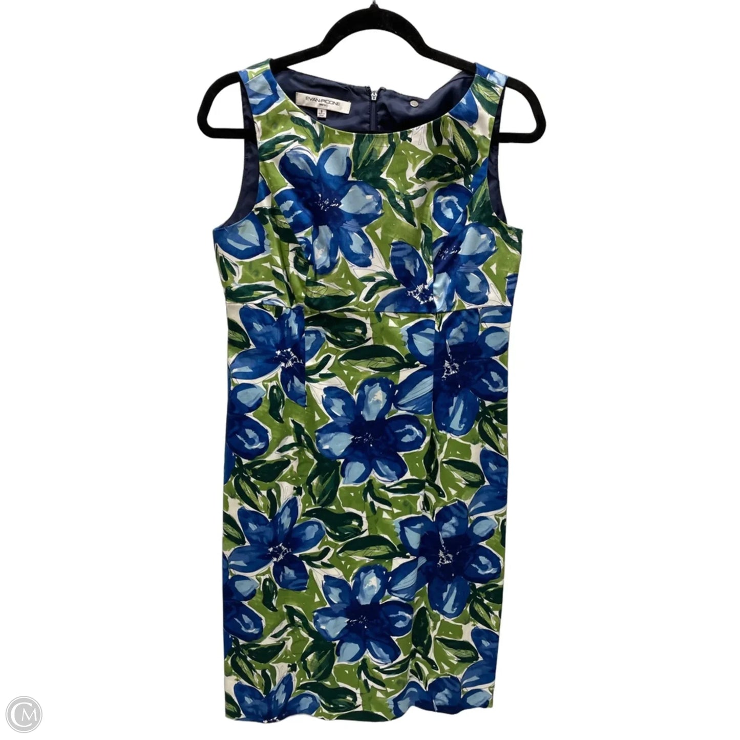 Dress Casual Short By Evan-picone In Floral Print, Size: M