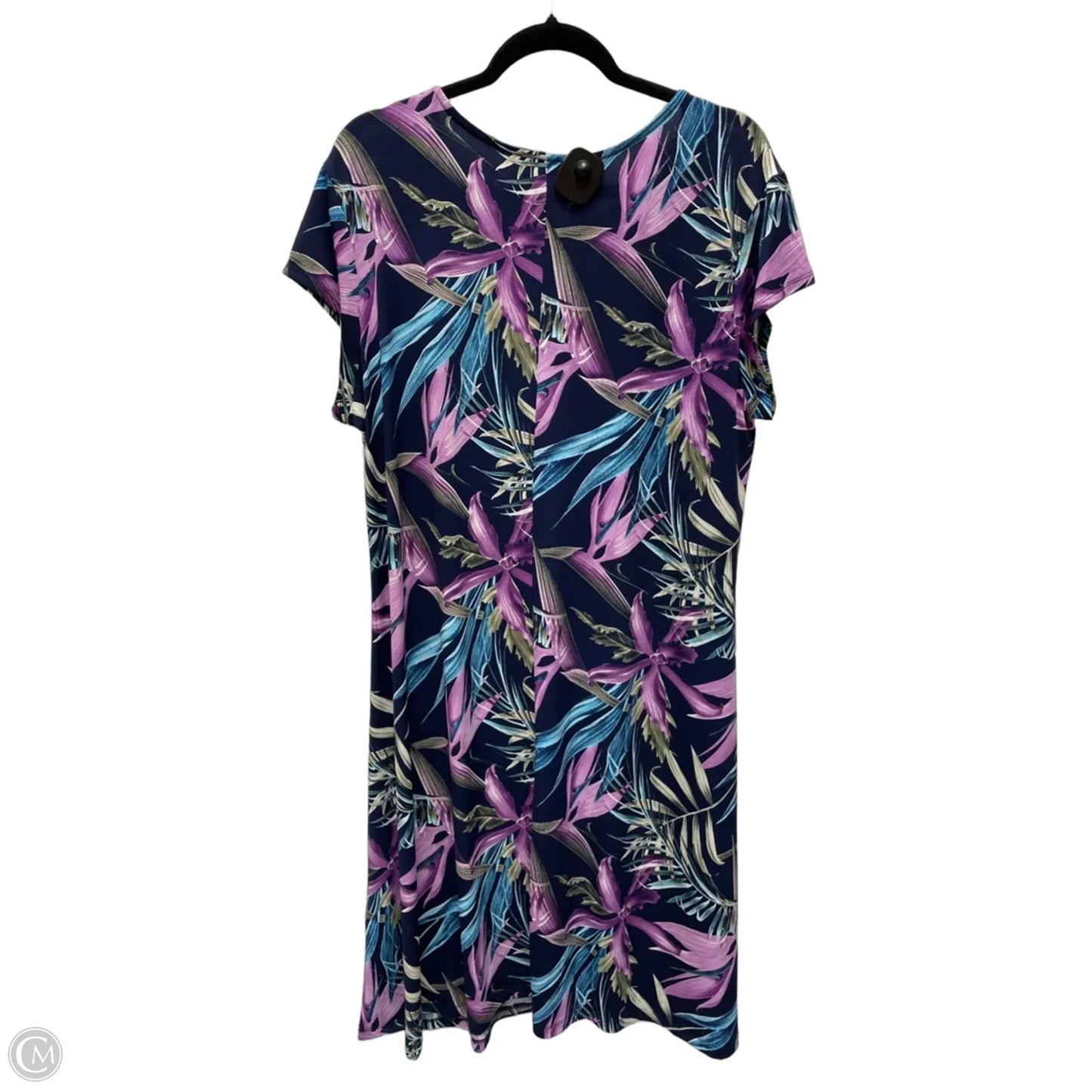 Dress Casual Short By Clothes Mentor In Floral Print, Size: Xl