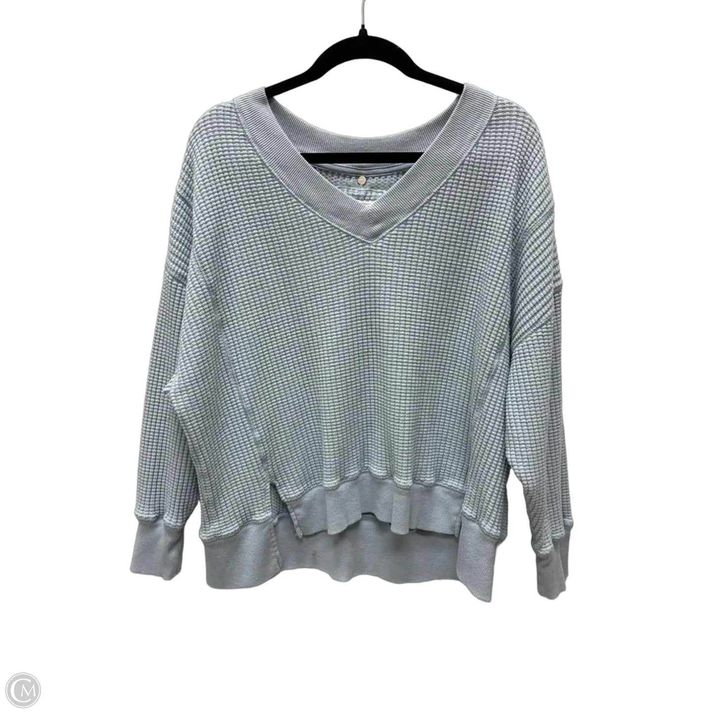 Top Long Sleeve By American Eagle In Blue, Size: S