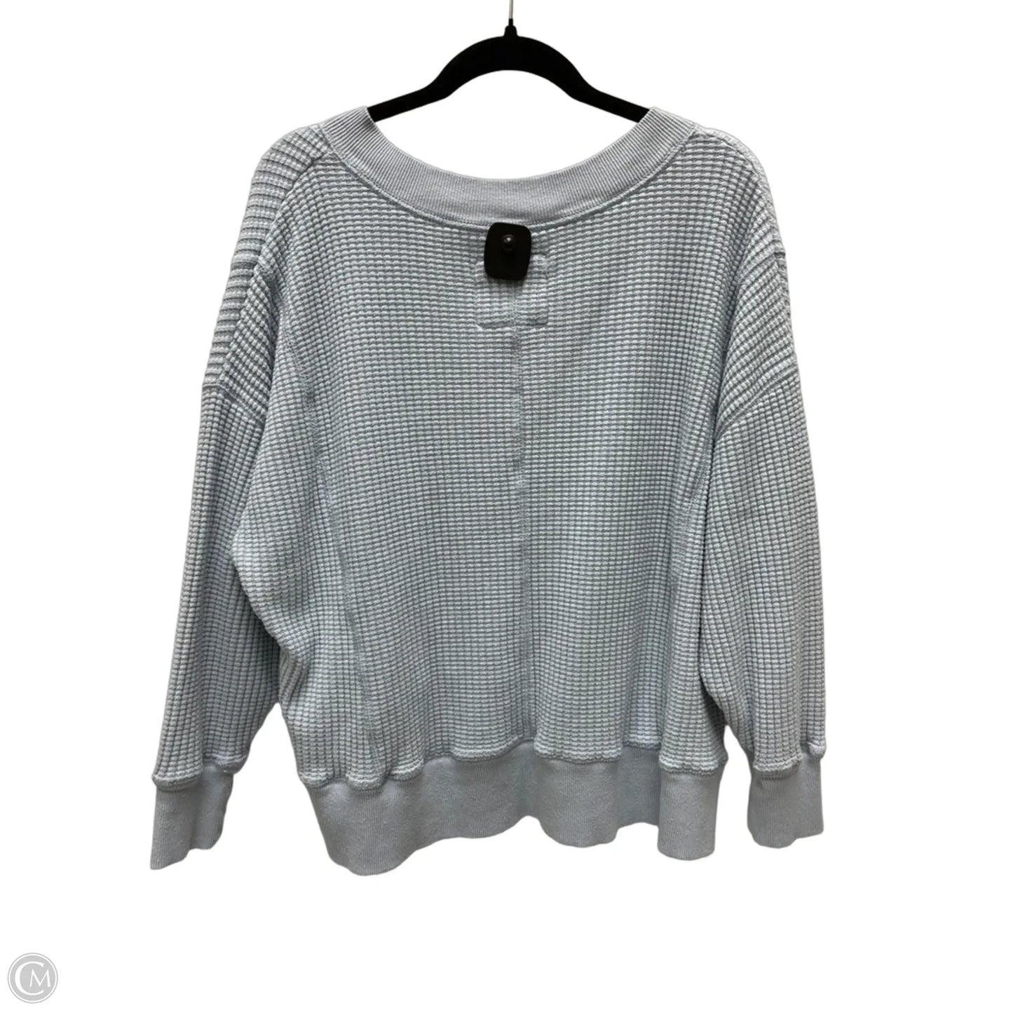 Top Long Sleeve By American Eagle In Blue, Size: S