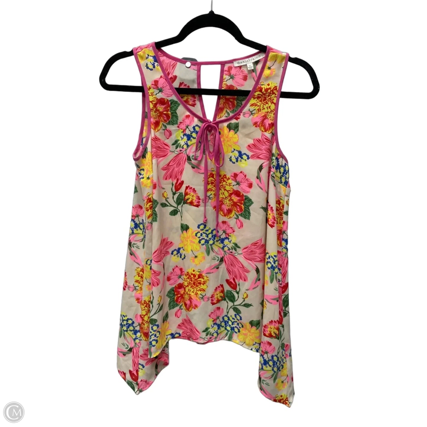 Blouse Sleeveless By Daniel Rainn In Floral Print, Size: Xs