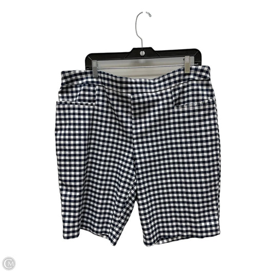 Shorts By Time And Tru In Checkered Pattern, Size: 20