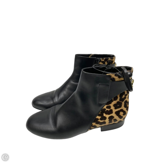 Boots Designer By Michael Kors In Animal Print, Size: 8