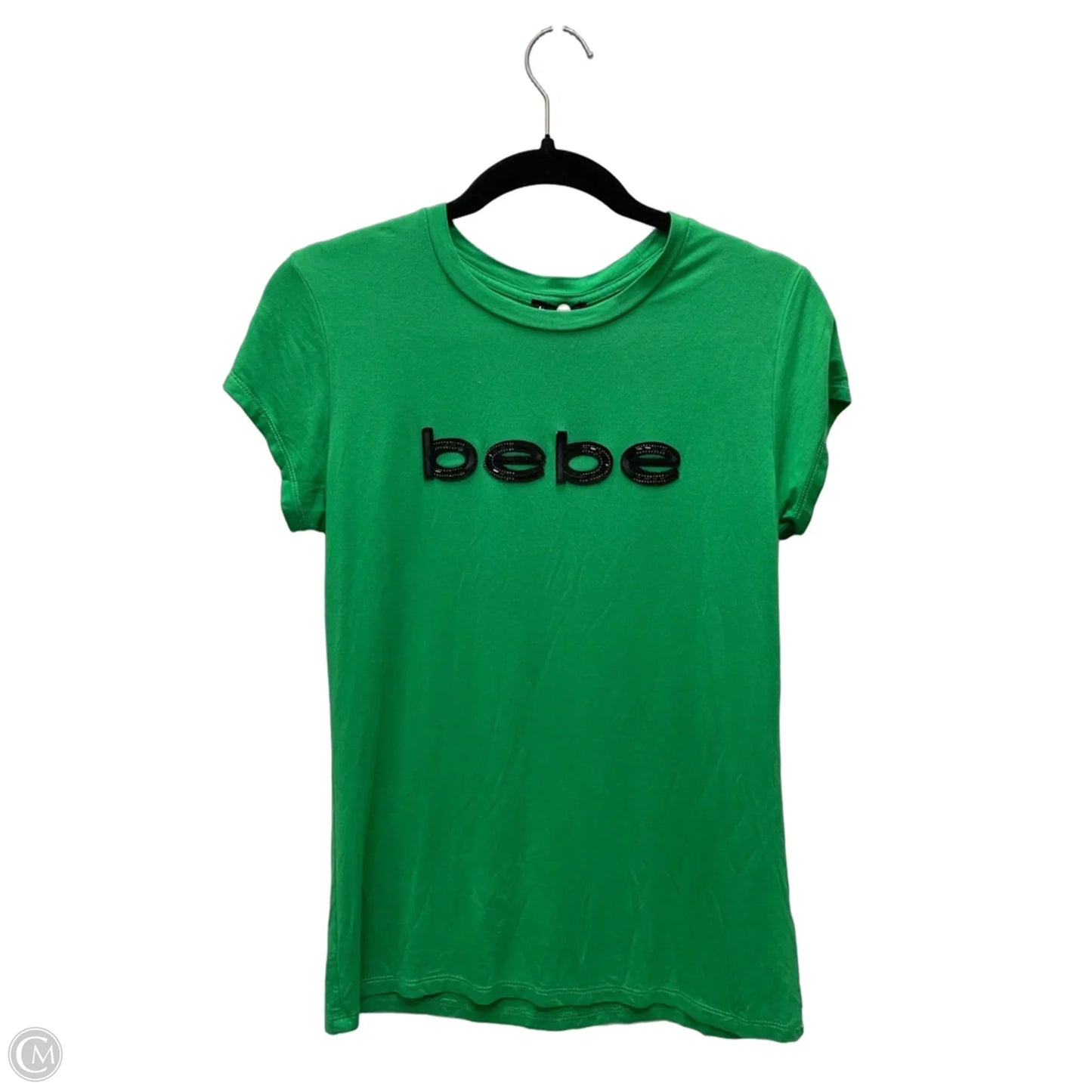Top Short Sleeve By Bebe In Green, Size: M