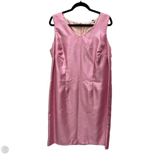 Dress Work By Positive Attitude In Pink, Size: L