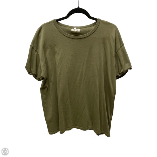 Top Short Sleeve By Madewell In Green, Size: Xl