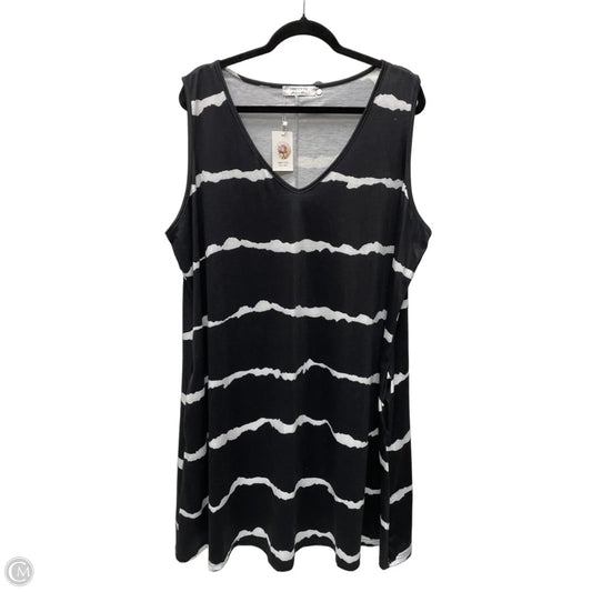 Dress Casual Short By Clothes Mentor In Tie Dye Print, Size: 4x