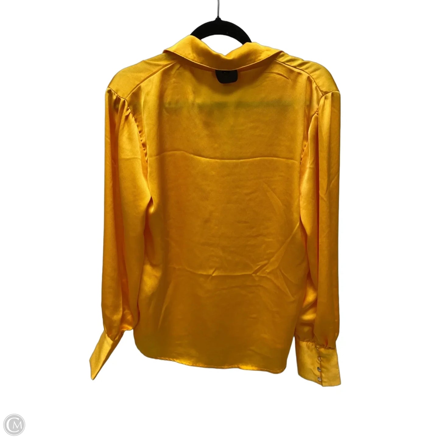 Blouse Long Sleeve By She + Sky In Orange, Size: S