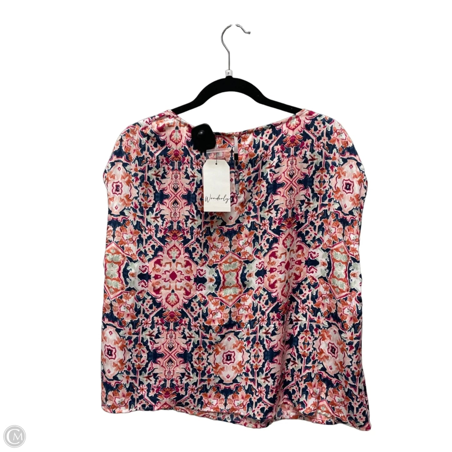 Blouse Sleeveless By Wonderly In Floral Print, Size: L