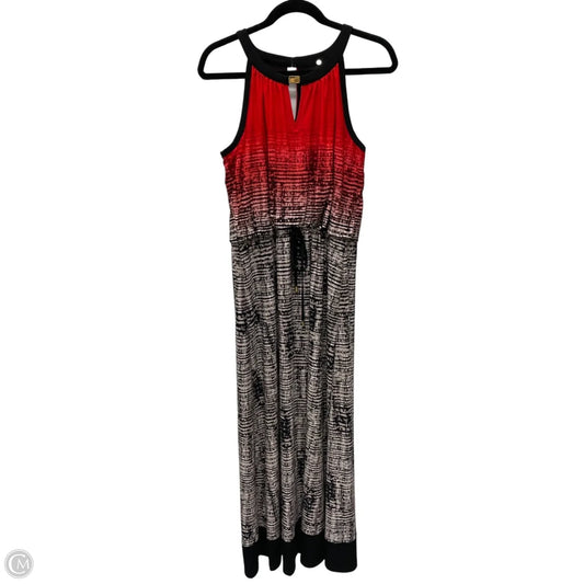 Dress Casual Maxi By Calvin Klein In Multi-colored, Size: M