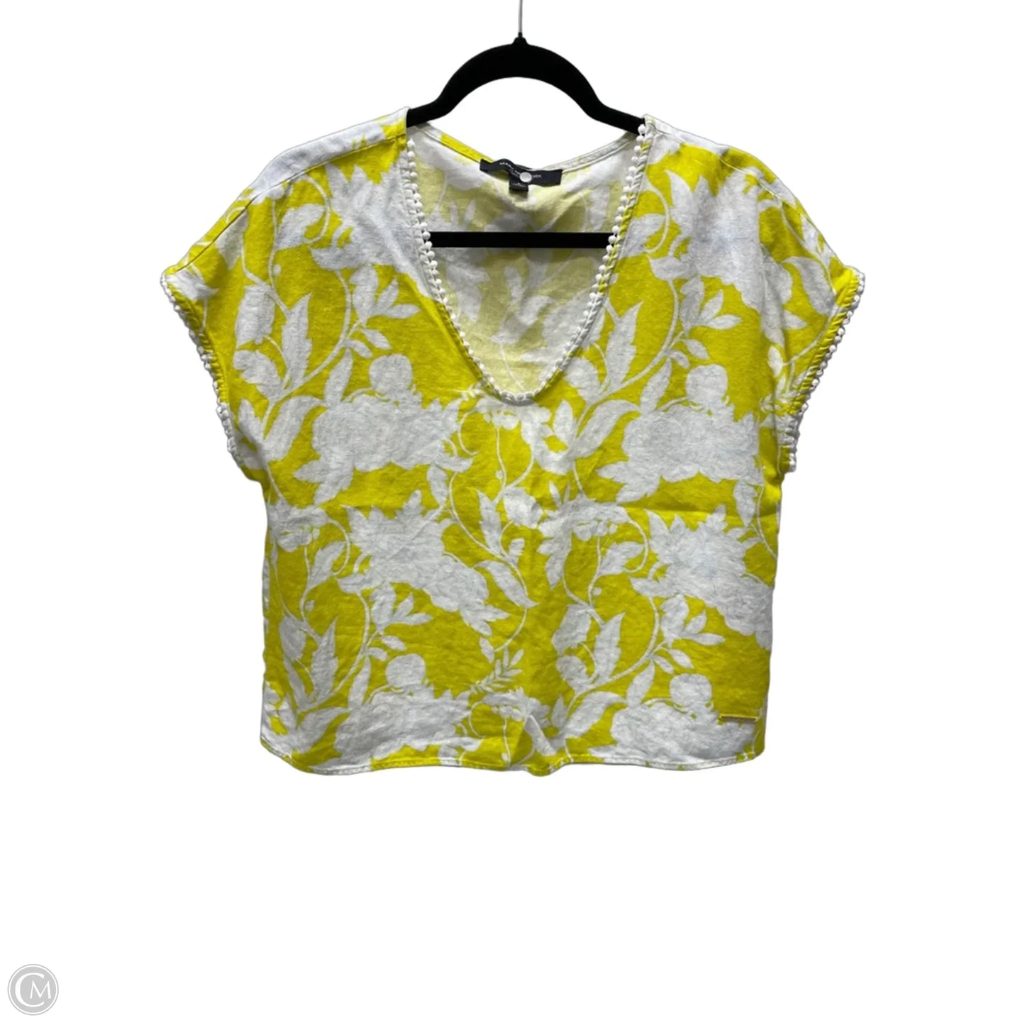 Top Short Sleeve By Marc New York In Floral Print, Size: S