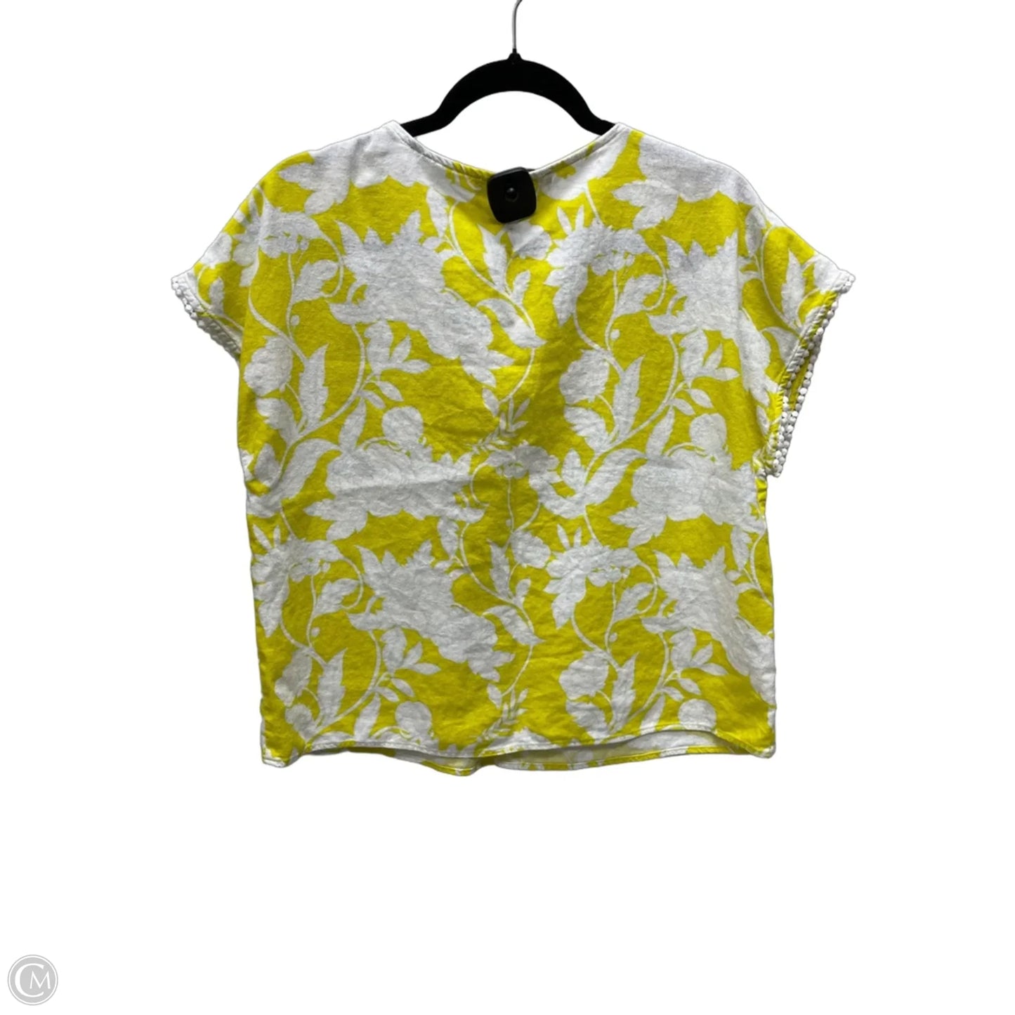 Top Short Sleeve By Marc New York In Floral Print, Size: S